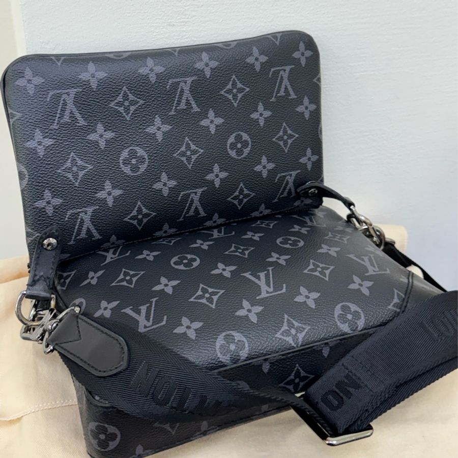Lv Trio郵差包三合一斜背包-8