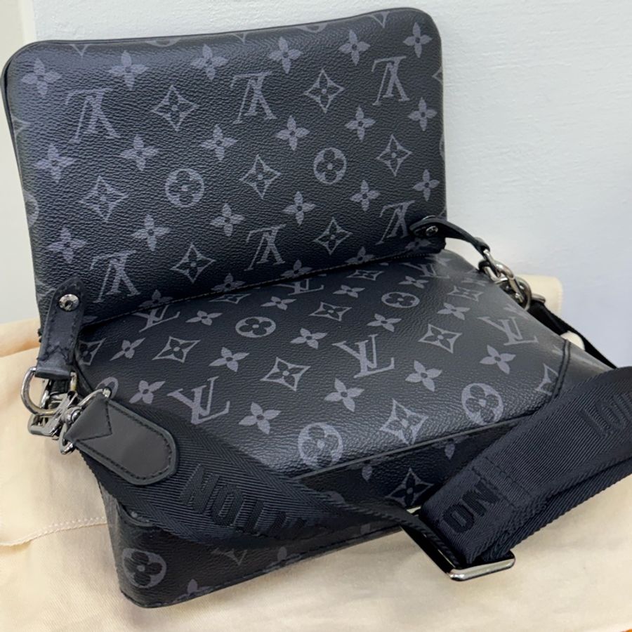 Lv Trio郵差包三合一斜背包-11