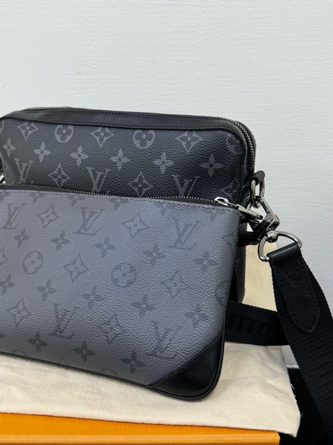 Lv Trio郵差包三合一斜背包-17