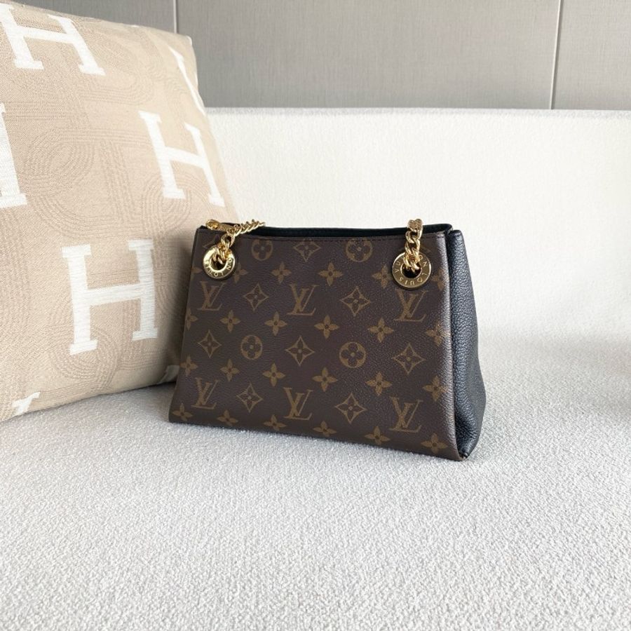 Louis Vuitton Surene BB老花拼黑色 肩背包-4