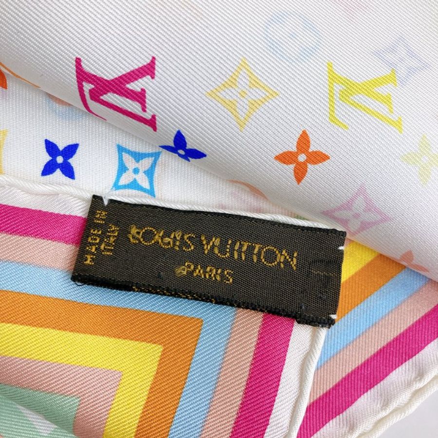 MS0787 Louis Vuitton x Takashi Murakami 70 x 70cm Scarf Multicolor-5