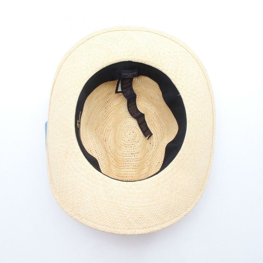 路易威登 (LOUIS VUITTON) Chapeau Abstract 帽子 M7135M 棕櫚米色 二手 女士-2