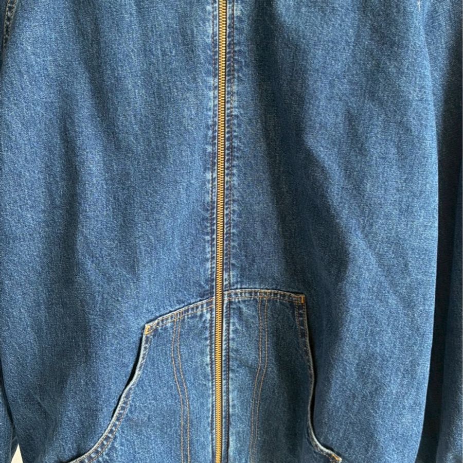 Celine 丹寧牛仔連帽外套🧥M號-4