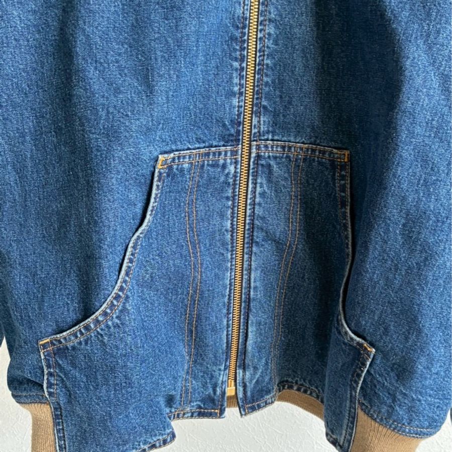 Celine 丹寧牛仔連帽外套🧥M號-9