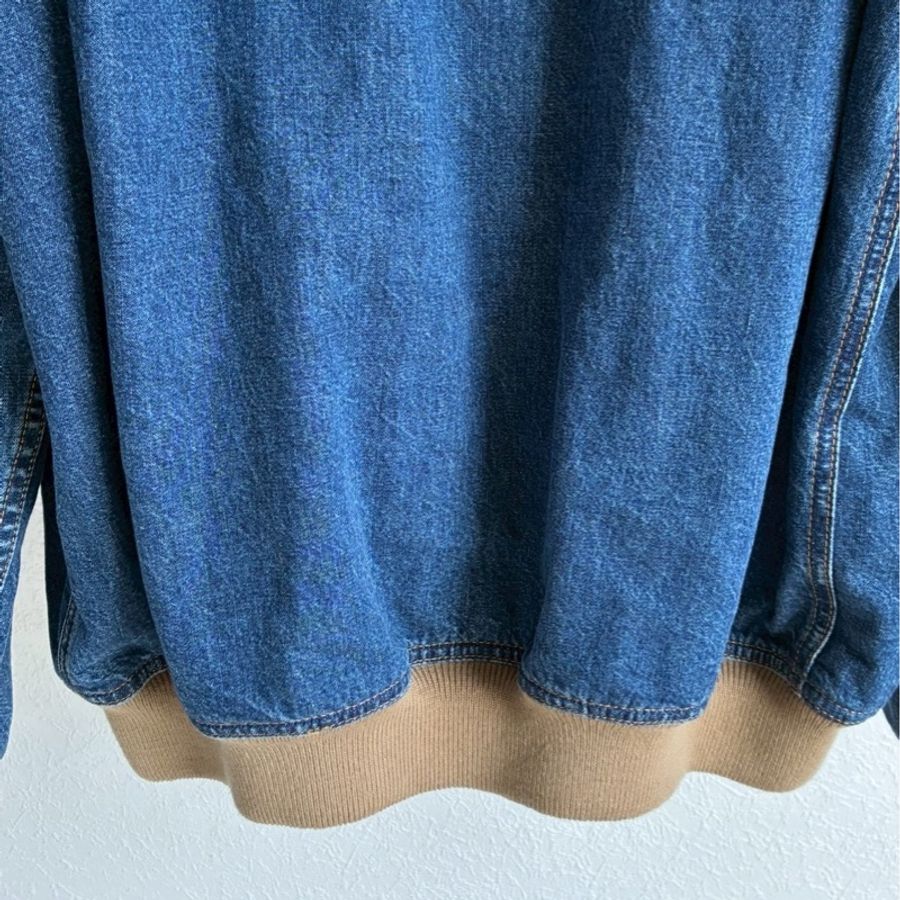 Celine 丹寧牛仔連帽外套🧥M號-14