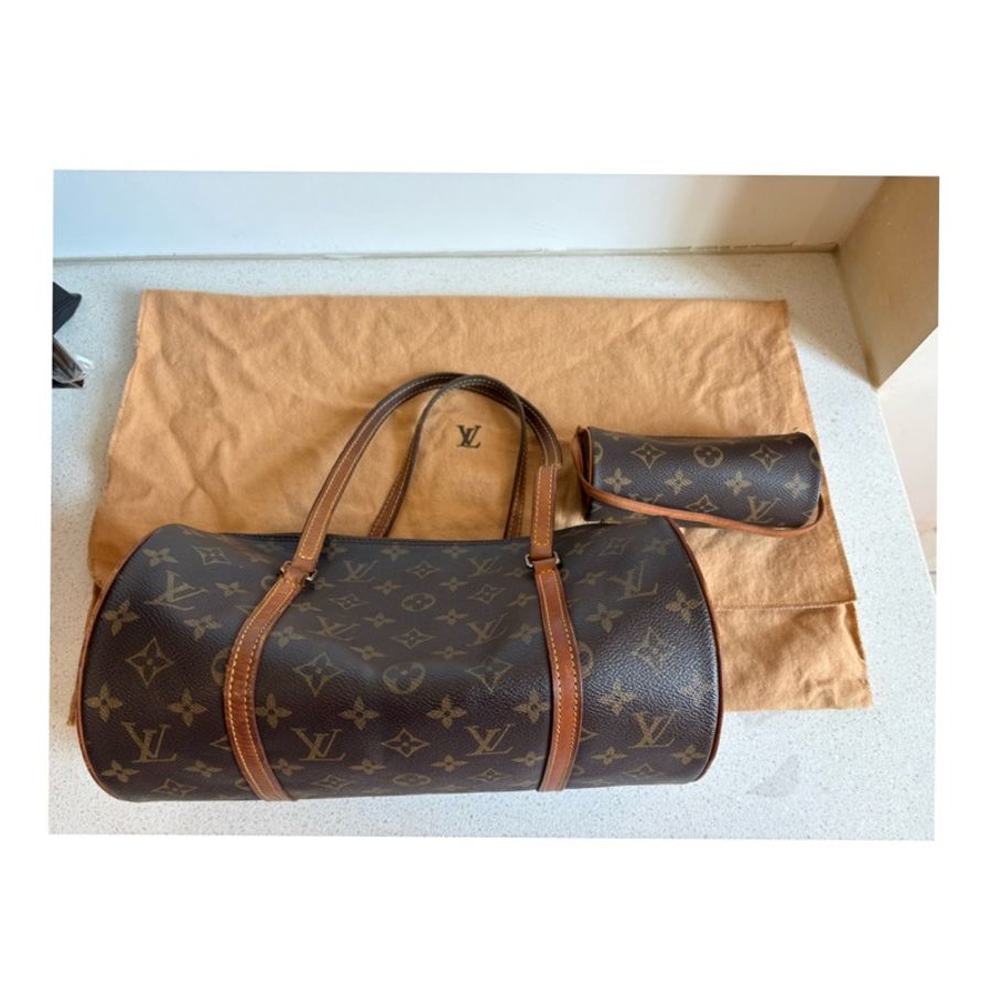 Louis Vuitton(LV)Papillon 子母圓筒包-6