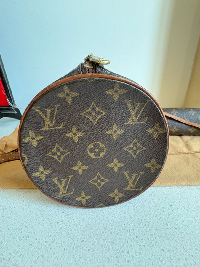 Louis Vuitton(LV)Papillon 子母圓筒包-9