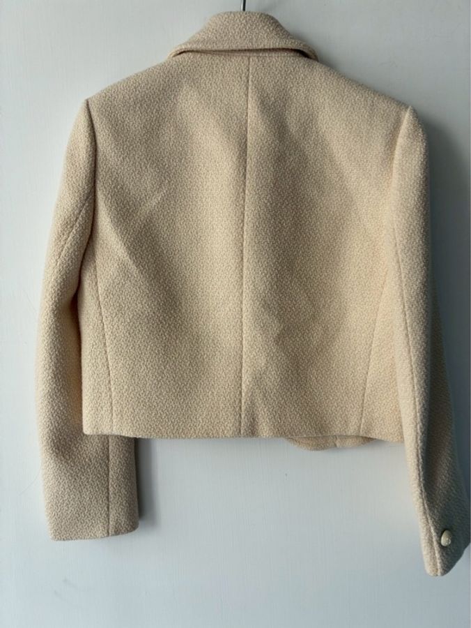 Celine 米白毛呢外套🧥38-15