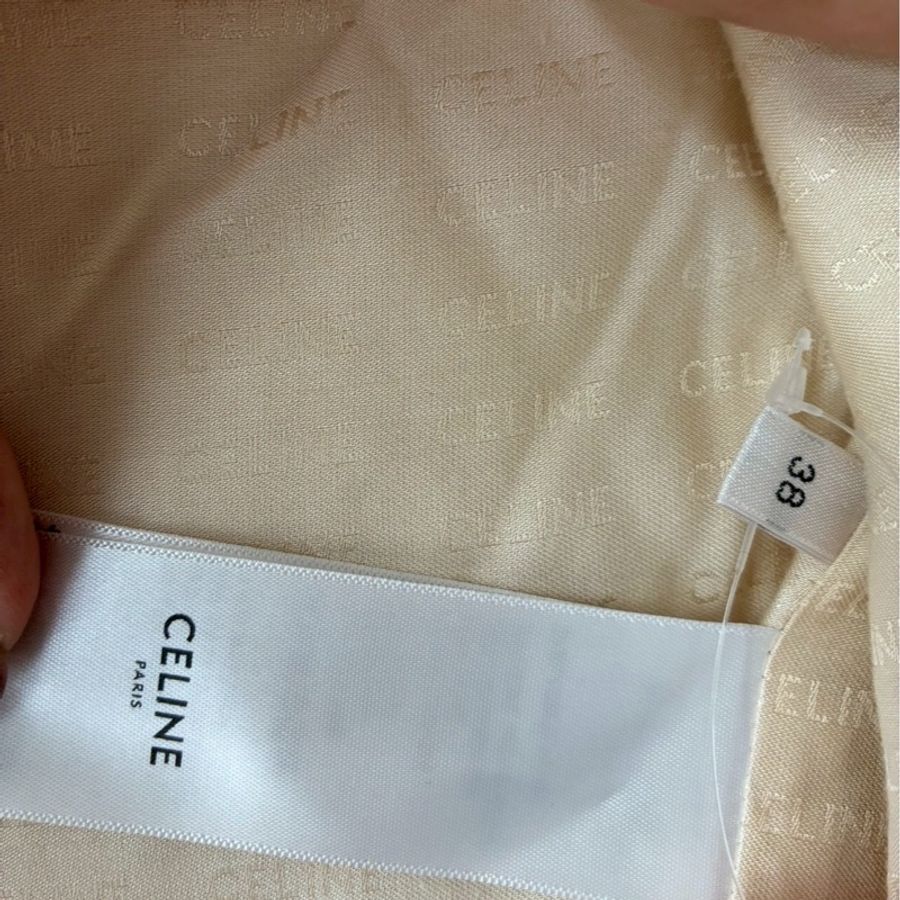 Celine 米白毛呢外套🧥38-20