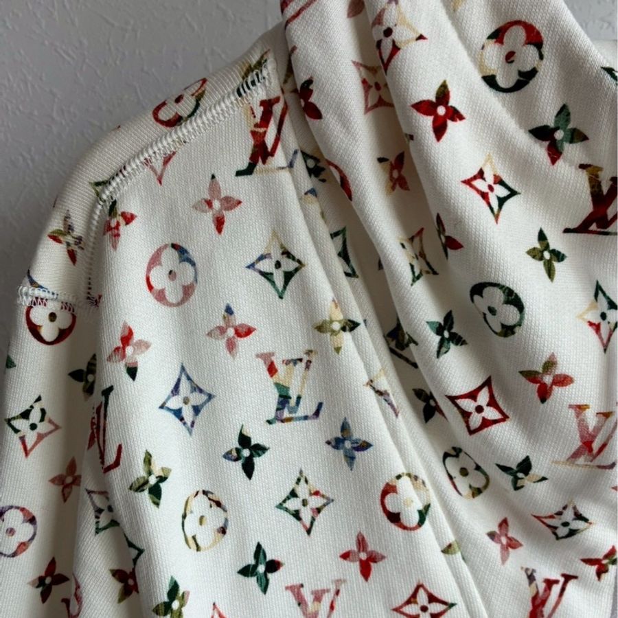 LV白/彩色老花連帽外套🧥xs-4