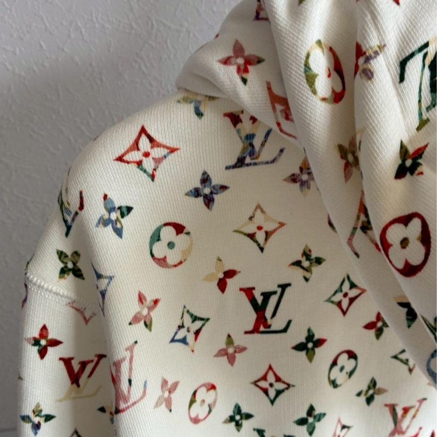 LV白/彩色老花連帽外套🧥xs-24