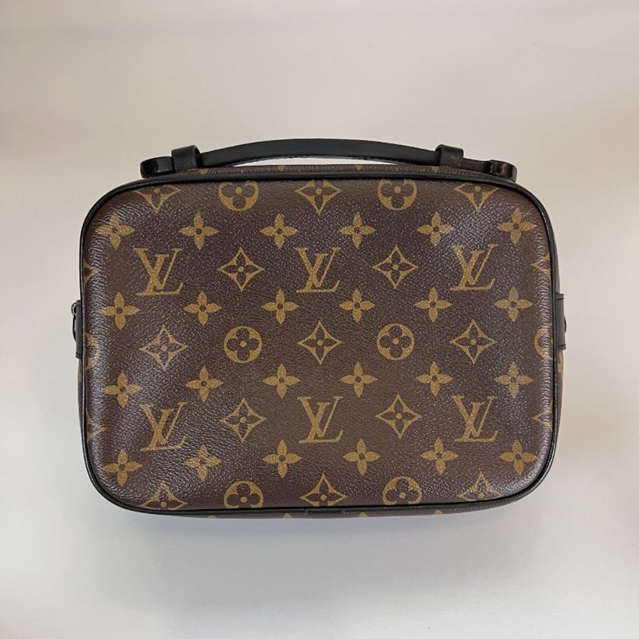 LV M45806/晶片款 老花郵差包-1