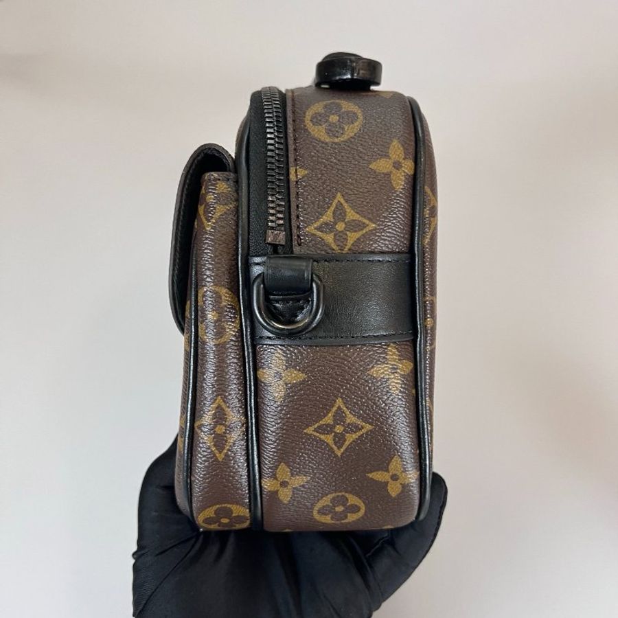 LV M45806/晶片款 老花郵差包-2