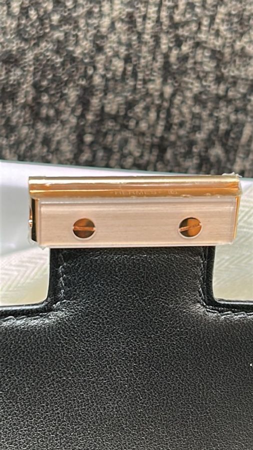 Hermes Constance Elan 黑色玫瑰金扣-5