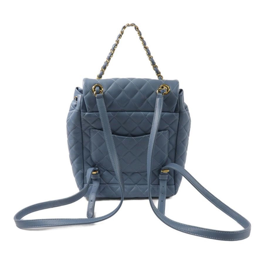 CHANEL 羊皮皮革Urban Spirit Backpack鏈帶背包-1