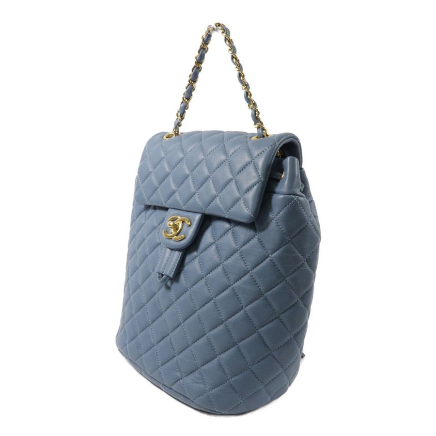 CHANEL 羊皮皮革Urban Spirit Backpack鏈帶背包-2