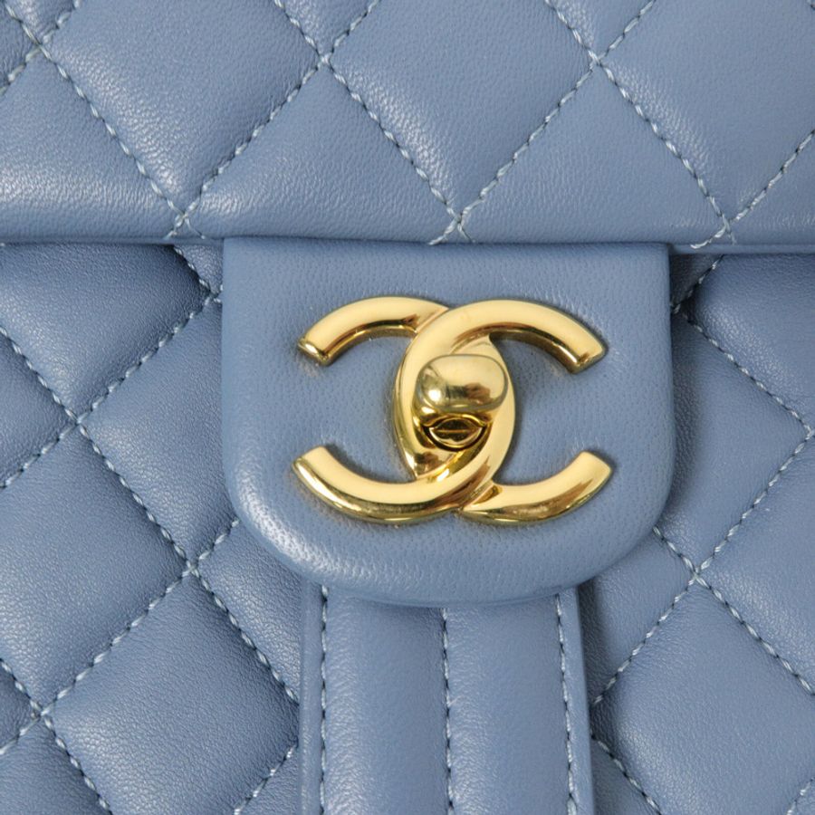 CHANEL 羊皮皮革Urban Spirit Backpack鏈帶背包-6