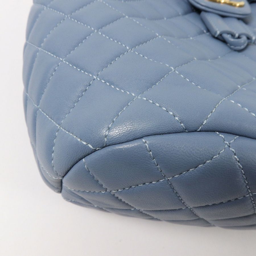 CHANEL 羊皮皮革Urban Spirit Backpack鏈帶背包-12