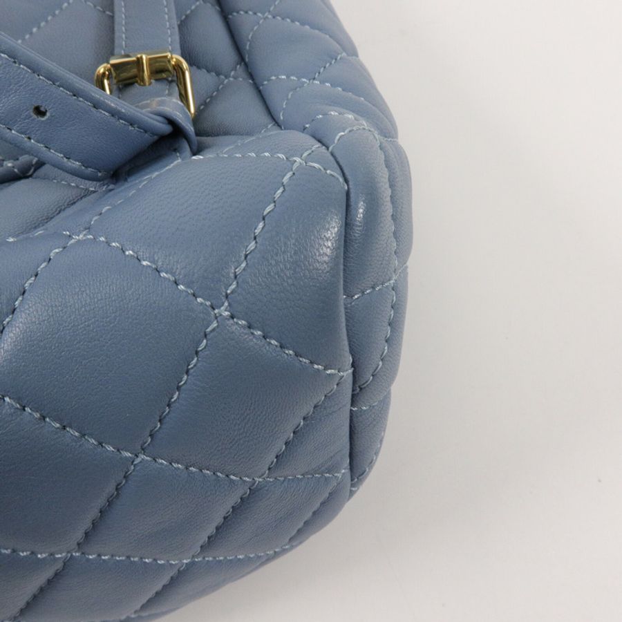 CHANEL 羊皮皮革Urban Spirit Backpack鏈帶背包-15