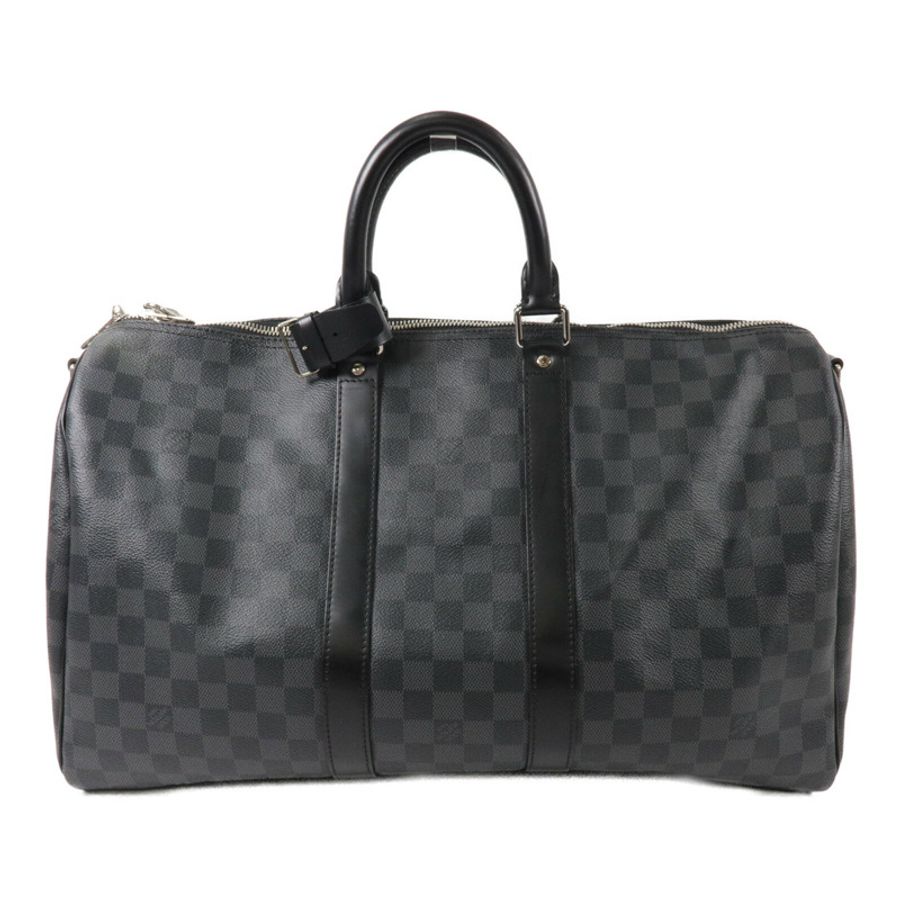 LOUIS VUITTON Damier Graphite Keepall 45 Bandouliere手挽肩背兩用袋-1