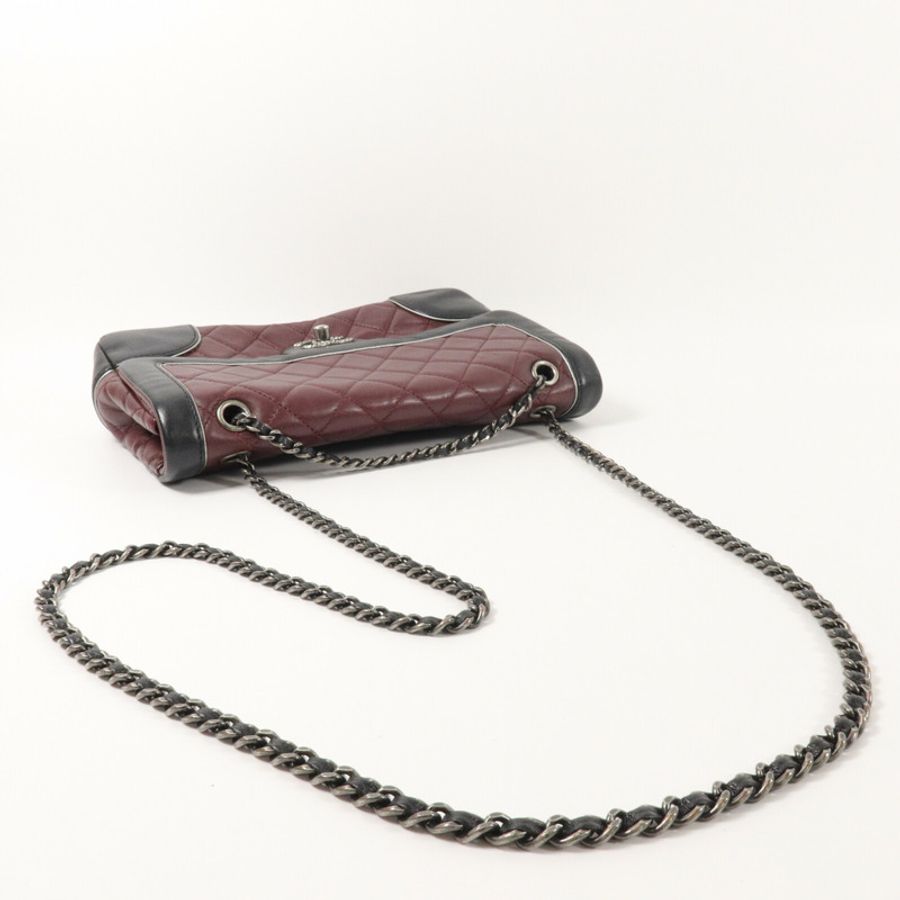 CHANEL 羊皮皮革Shoulder Bag鏈帶肩背袋-8