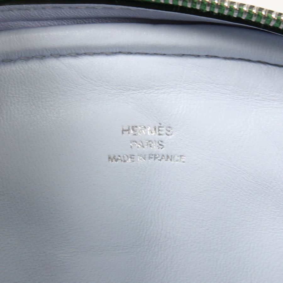 HERMES Swift皮革In The Loop Belt Bag腰包Bamboo/Bleu Brume-5