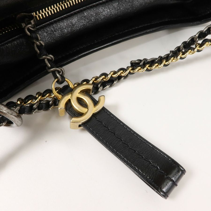 CHANEL Tweed Gabrielle Small鏈帶肩背袋-8