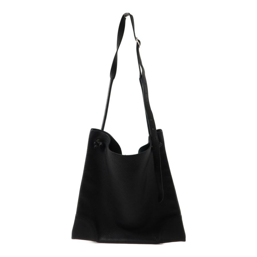 HERMES Clemence皮革Silky City肩背袋Noir-1