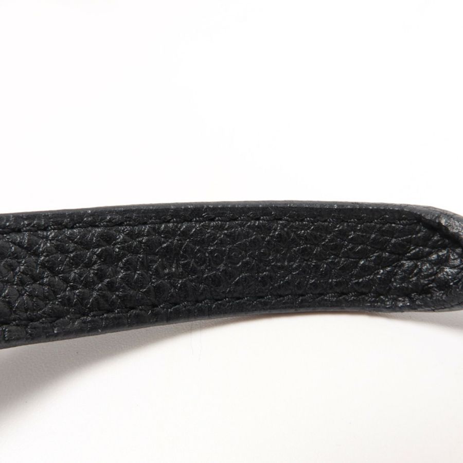 HERMES Clemence皮革Silky City肩背袋Noir-7