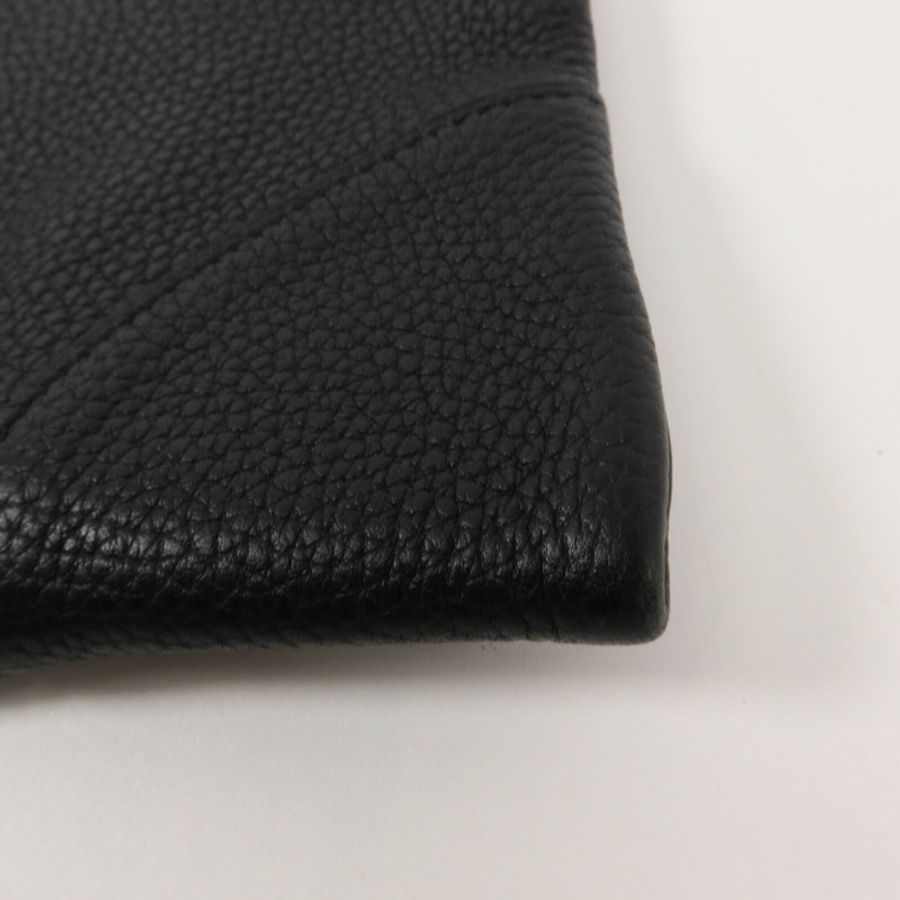 HERMES Clemence皮革Silky City肩背袋Noir-11