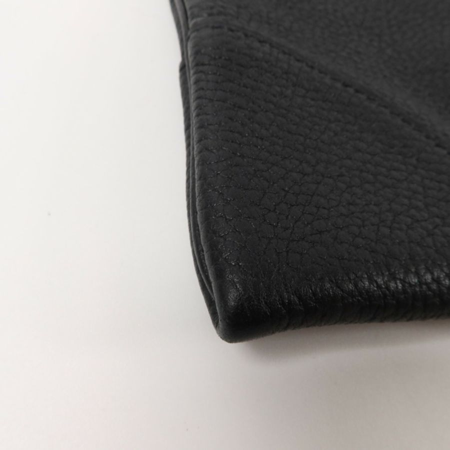 HERMES Clemence皮革Silky City肩背袋Noir-12