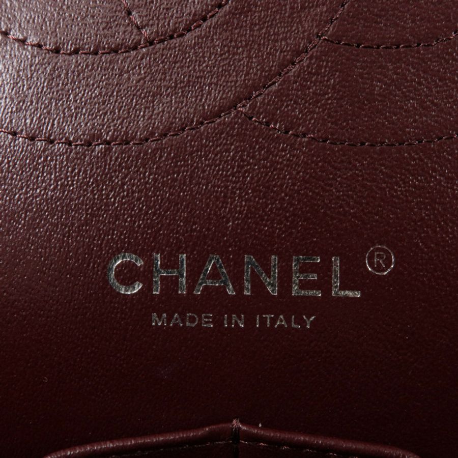 CHANEL 牛皮皮革Large Classic鏈帶肩背袋-5