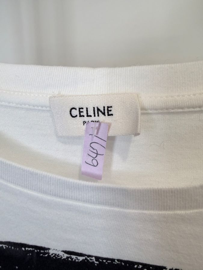 Celine✨塗鴉短袖上衣T #XS-2