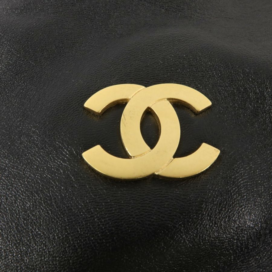 CHANEL 羊皮皮革Vintage Shoulder Bag鏈帶手挽袋-6