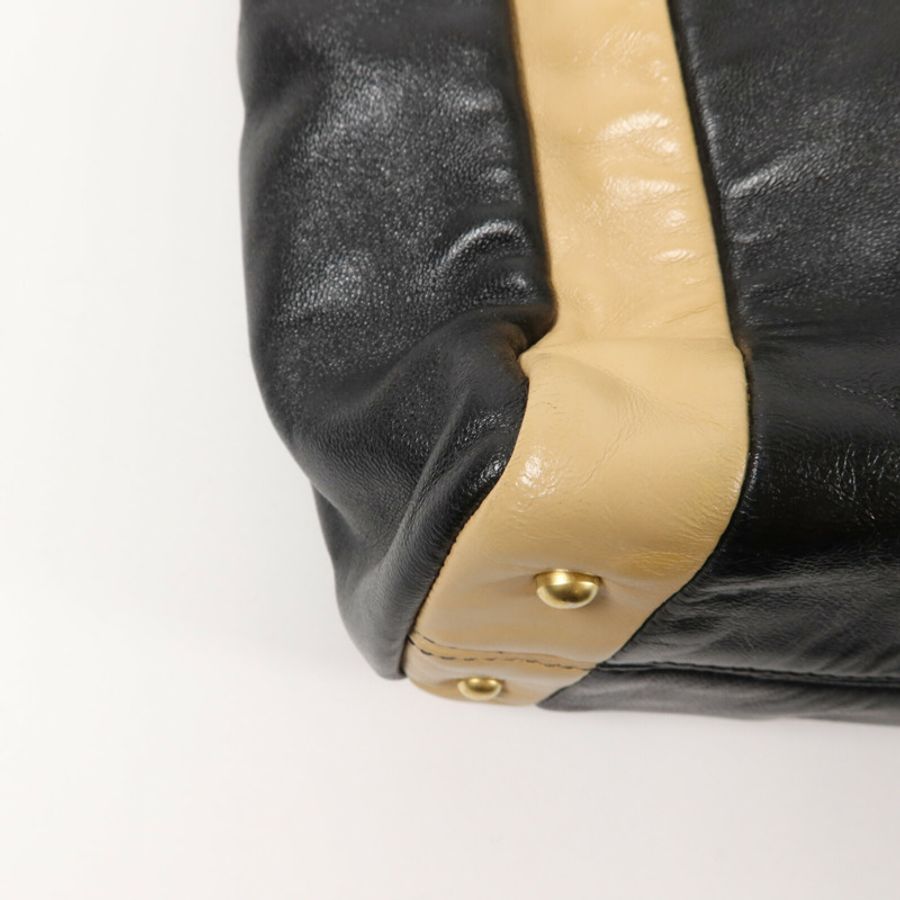 CHANEL 羊皮皮革Vintage Shoulder Bag鏈帶手挽袋-10