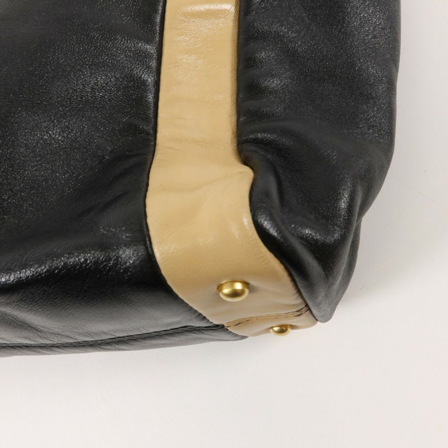 CHANEL 羊皮皮革Vintage Shoulder Bag鏈帶手挽袋-11