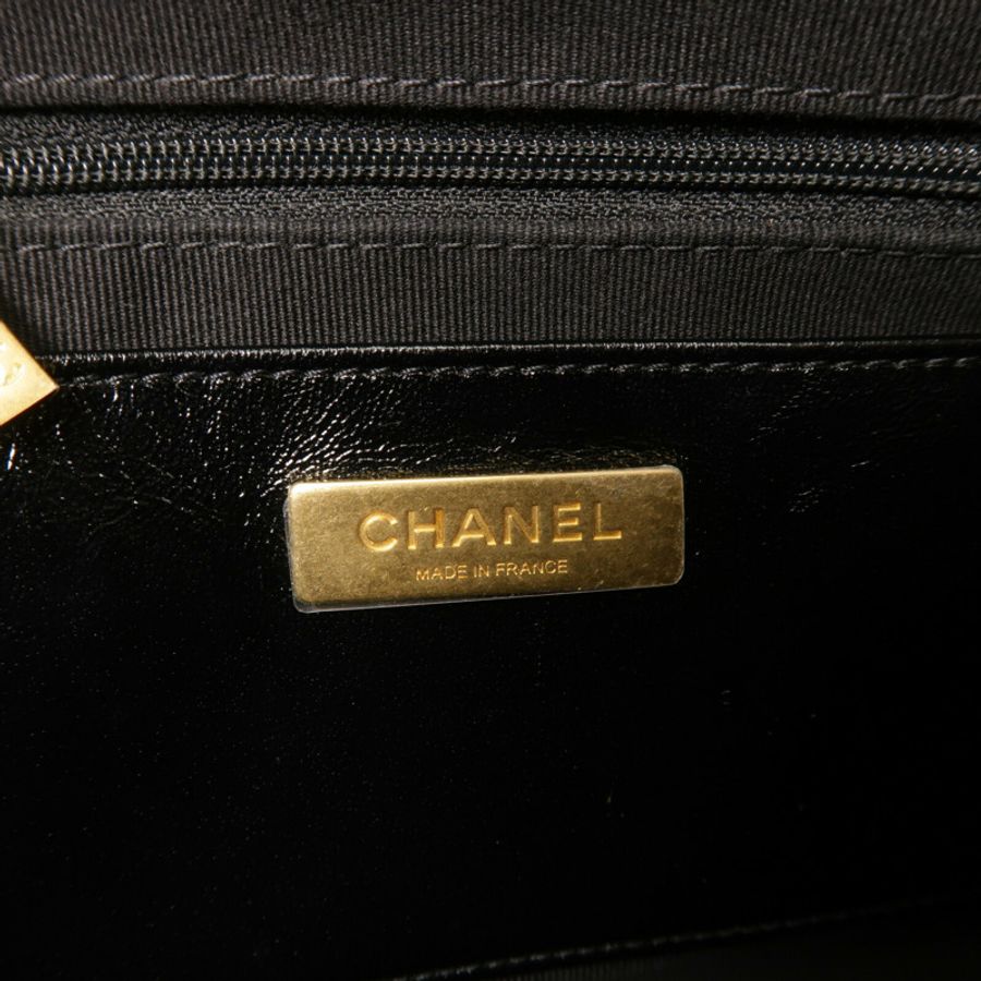 CHANEL 羊皮皮革Doctor Bag鏈帶手挽肩背兩用袋-5