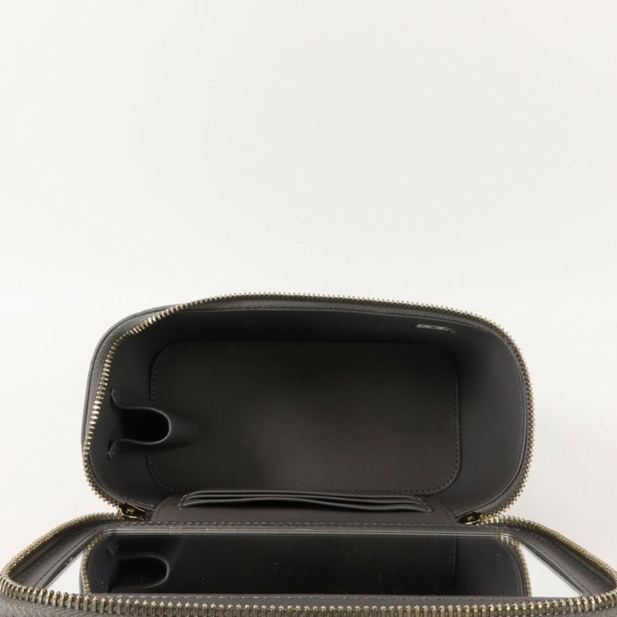 CHANEL 羊皮皮革Vanity Bag鏈帶手挽肩背兩用袋-4