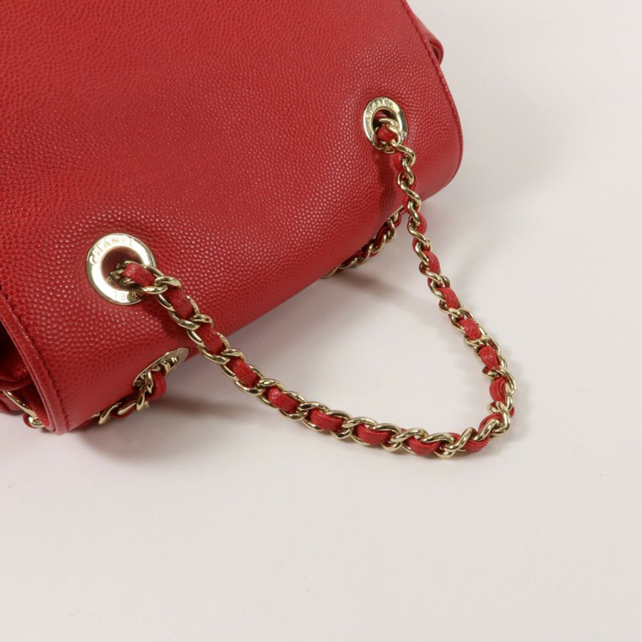 CHANEL 牛皮皮革Affinity Backpack背包-9