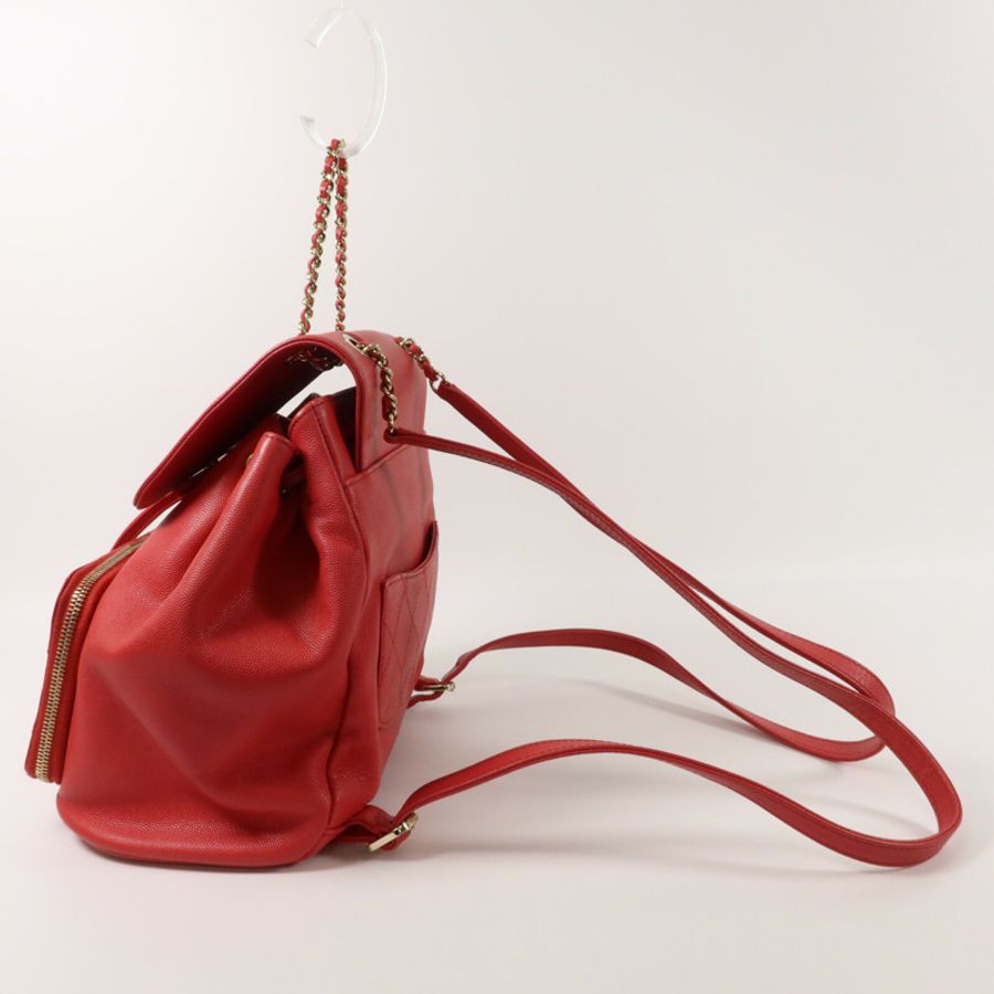 CHANEL 牛皮皮革Affinity Backpack背包-10