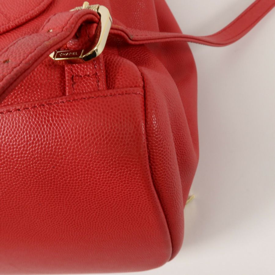 CHANEL 牛皮皮革Affinity Backpack背包-12