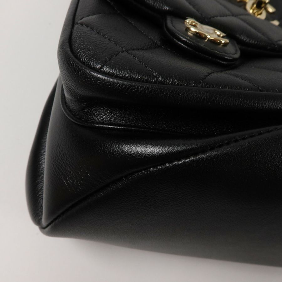 CHANEL 牛皮皮革Duma Backpack Large鏈帶背包-12