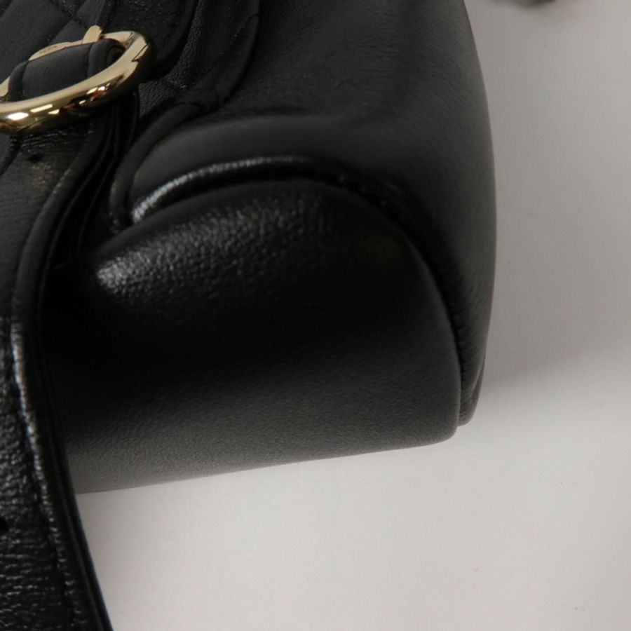 CHANEL 牛皮皮革Duma Backpack Large鏈帶背包-15
