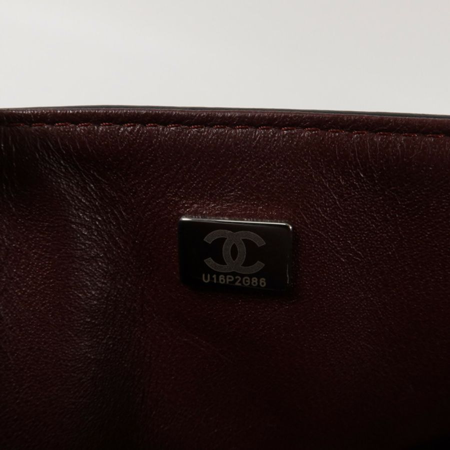 CHANEL 牛皮皮革2.55 Small鏈帶手挽肩背兩用袋-5
