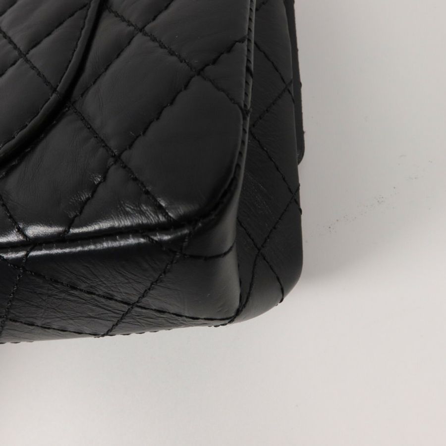 CHANEL 牛皮皮革2.55 Small鏈帶手挽肩背兩用袋-13