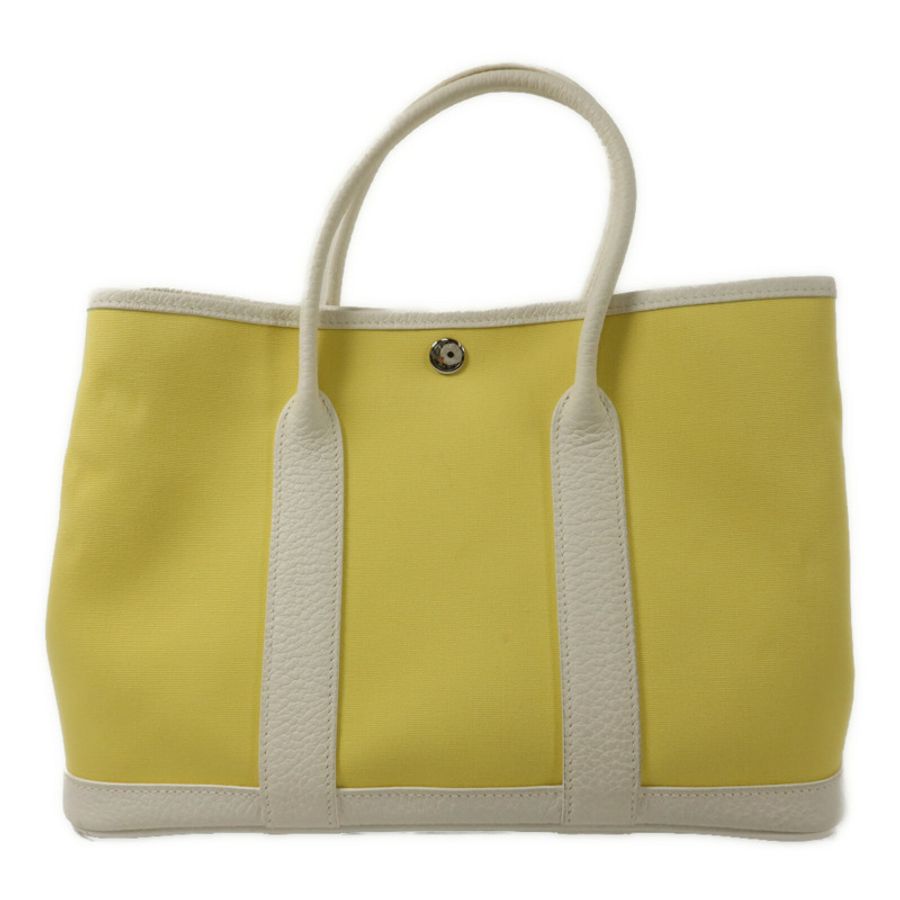 HERMES 帆布Garden Party TPM手挽袋Jane Poussin-1