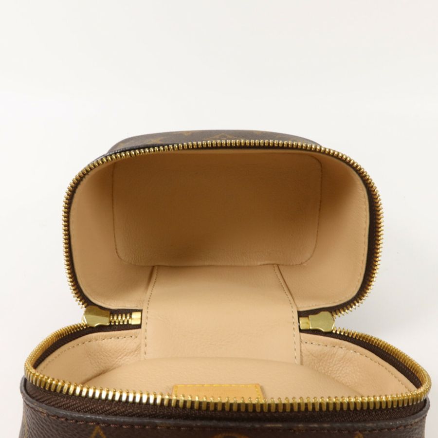 LOUIS VUITTON Monogram Nice Nano化妝袋-4