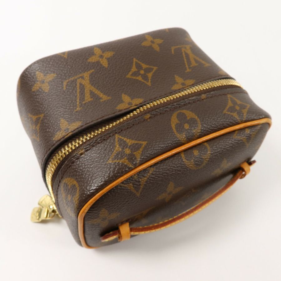 LOUIS VUITTON Monogram Nice Nano化妝袋-7