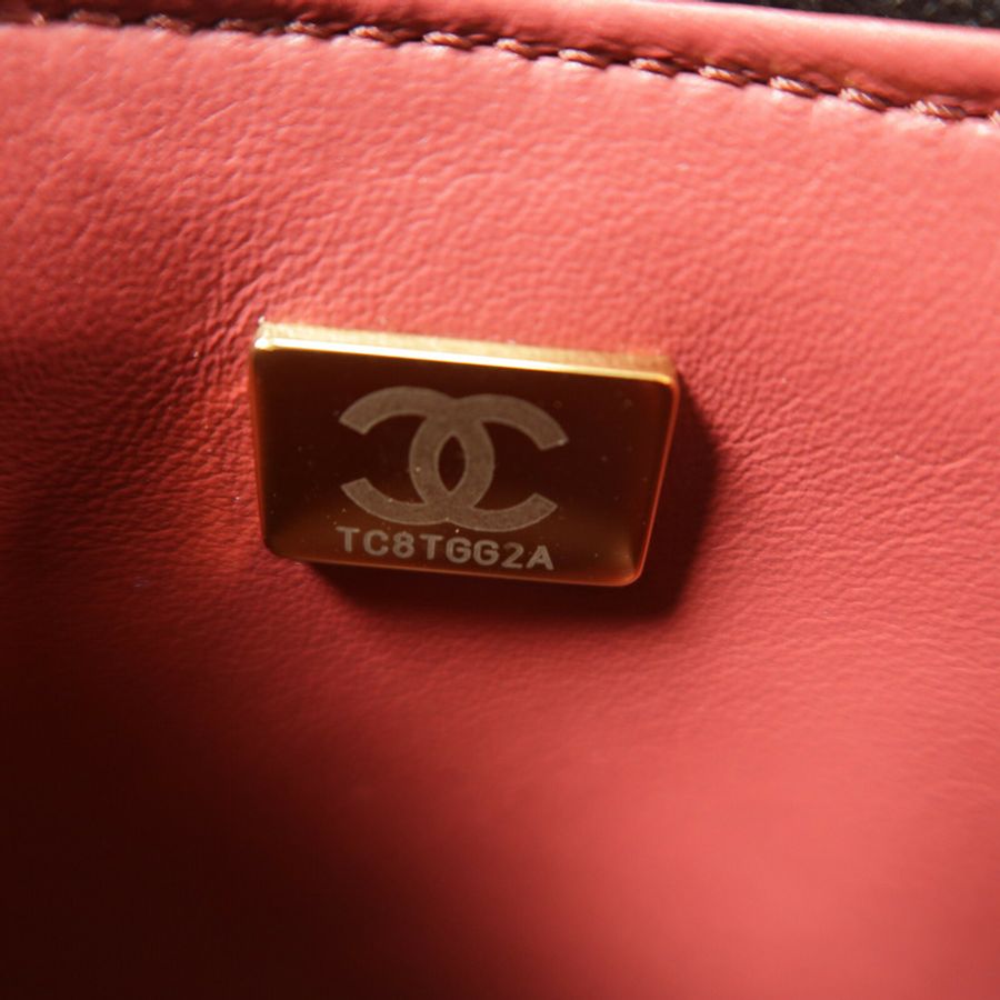CHANEL 羊皮皮革Shoulder Bag鏈帶肩背袋-6