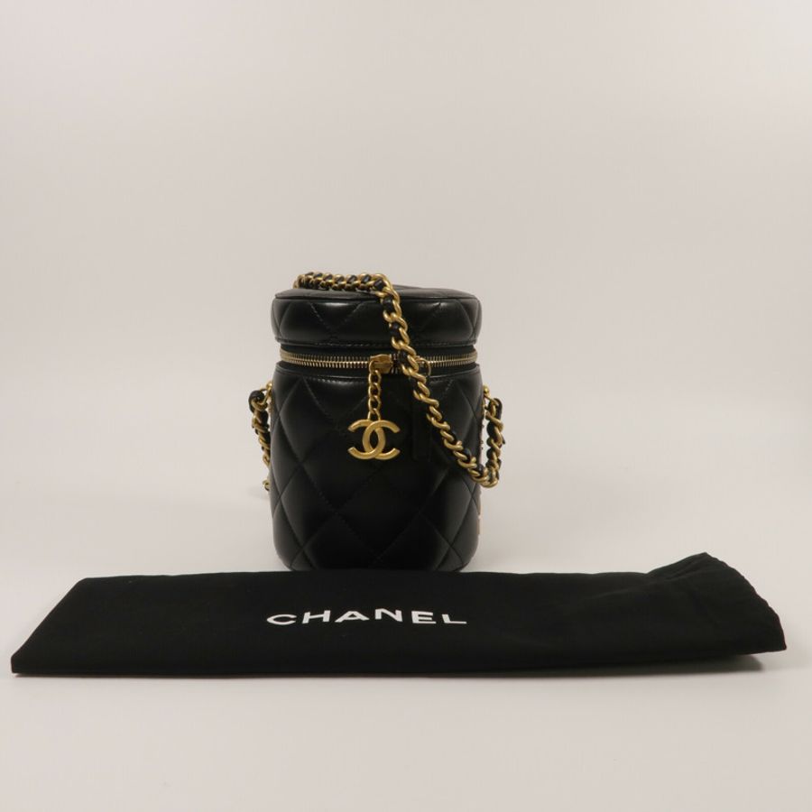 CHANEL 羊皮皮革Shoulder Bag鏈帶肩背袋-10